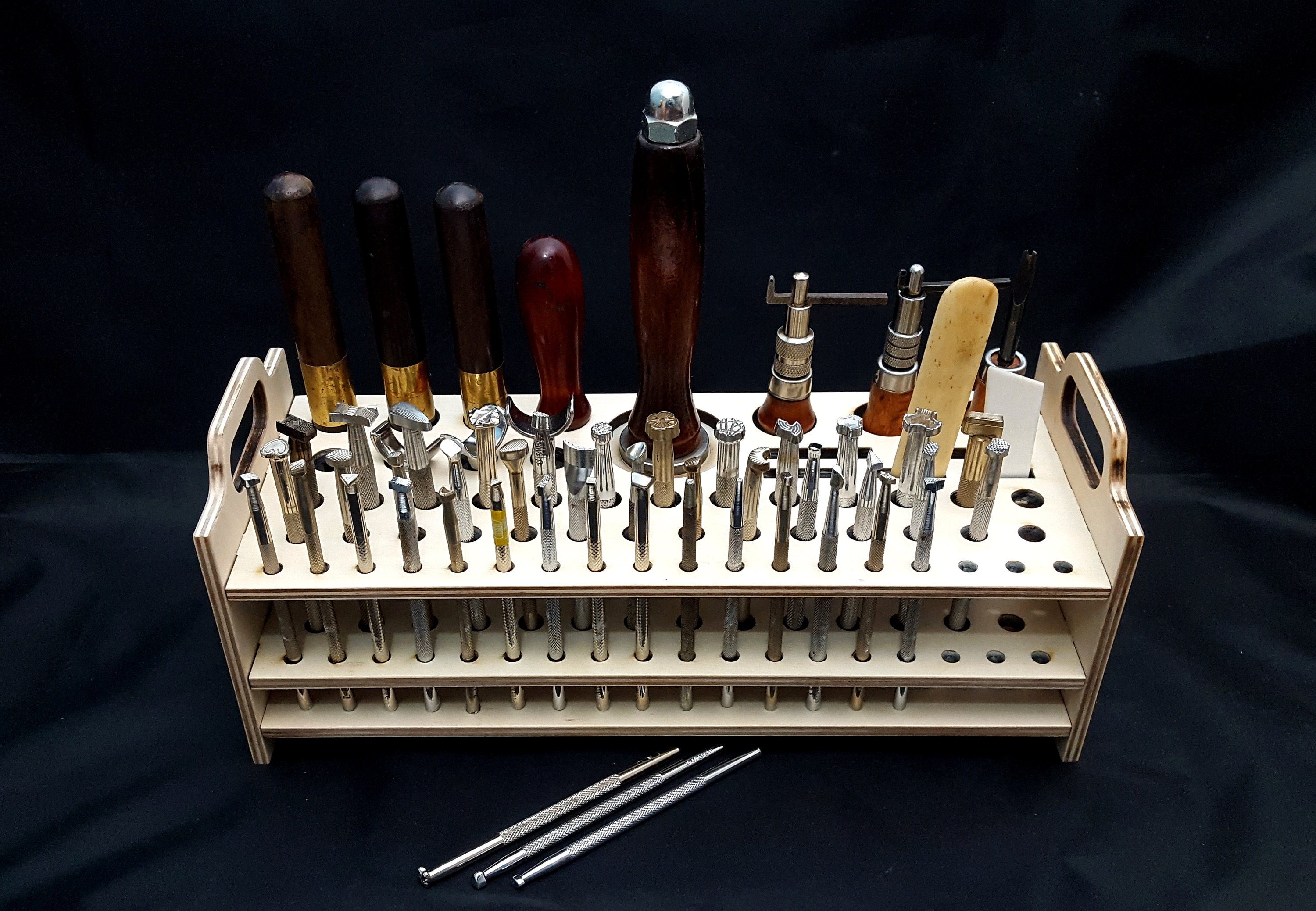 Leather Crafts Tools Holder Leather Tools Storage box Box Etsy