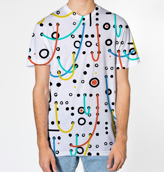All Over Print Modular Synth T-shirt Music Shirt Techno EDM | Etsy