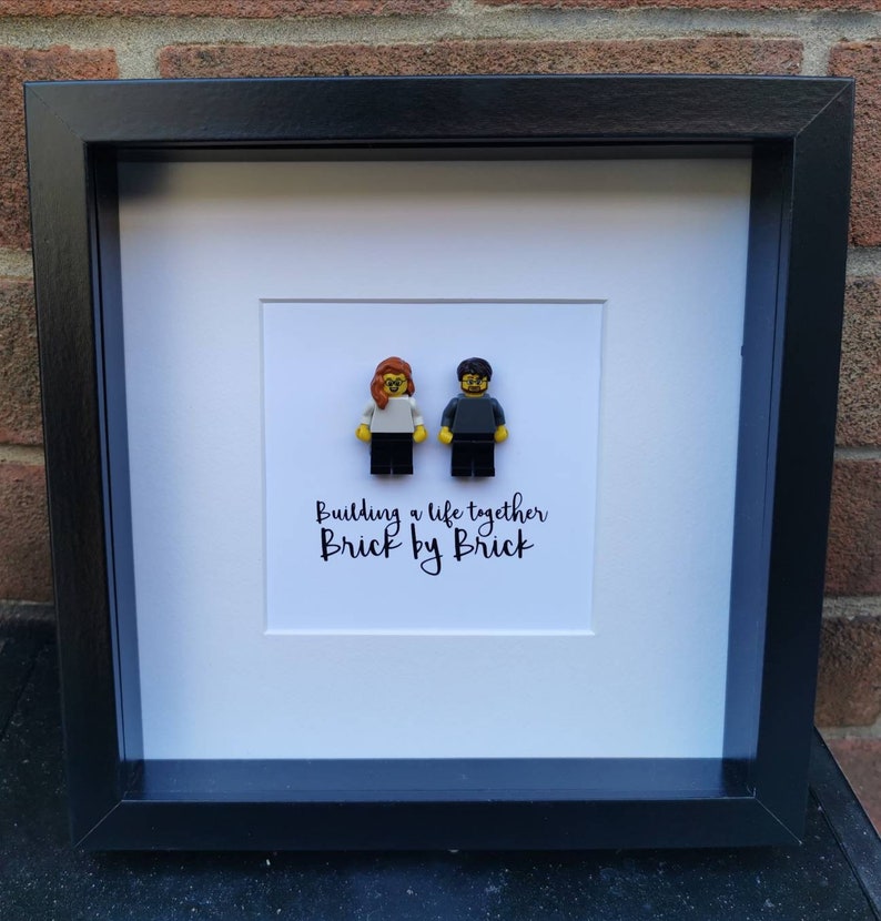 lego minifigure shadow box