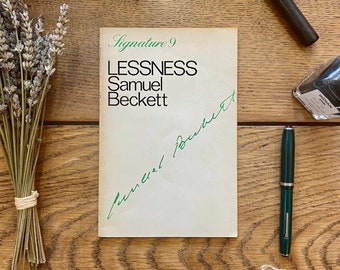 Lessness - Samuel Beckett - 1970 Vintage Classic Short Story Book 1st