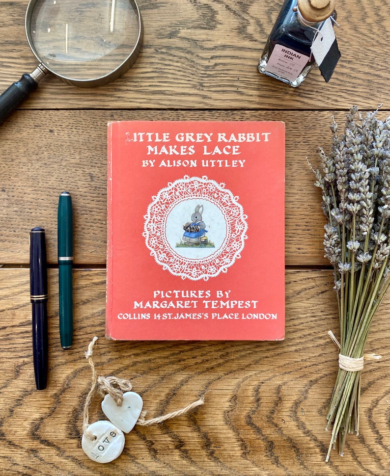 Little Grey Rabbit Makes Lace - Alison Uttley - 1962 Vintage Classic ...