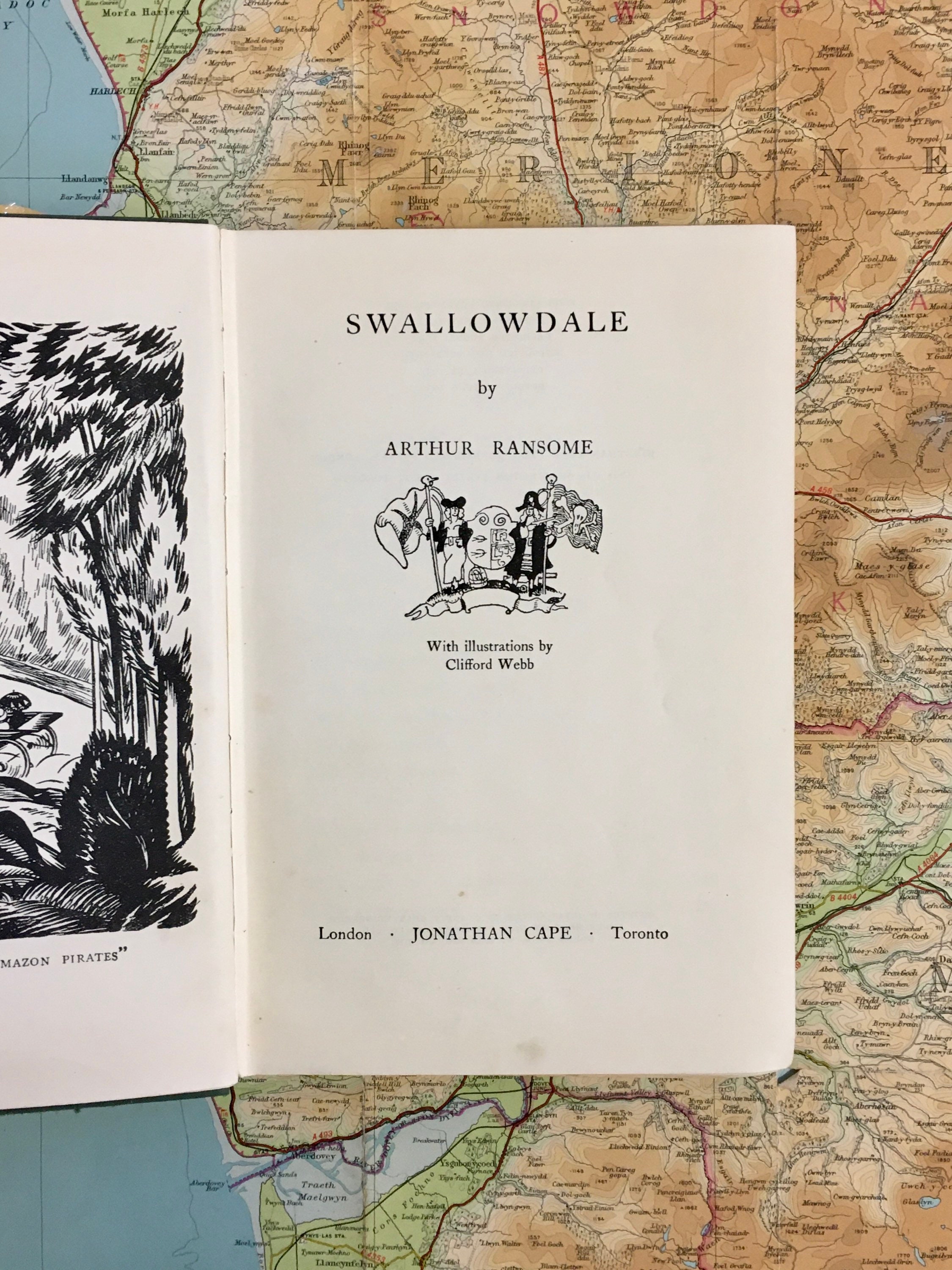 Arthur Ransome - Swallowdale - 1936 Vintage Boek - Etsy België, image size:2250x3000