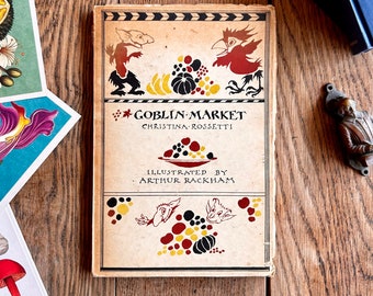 Goblin Market - Rossetti Rackham 1933 vintage classic Book