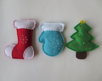 Felt Christmas Catnip Toy: Handmade Holiday Cat Gift