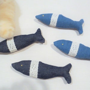 Cat toys Catnip Fish Catnip toy for cat gift for cat lover organic catnip toy unique cat toy cute cat toy handmade felt cat toy birthday