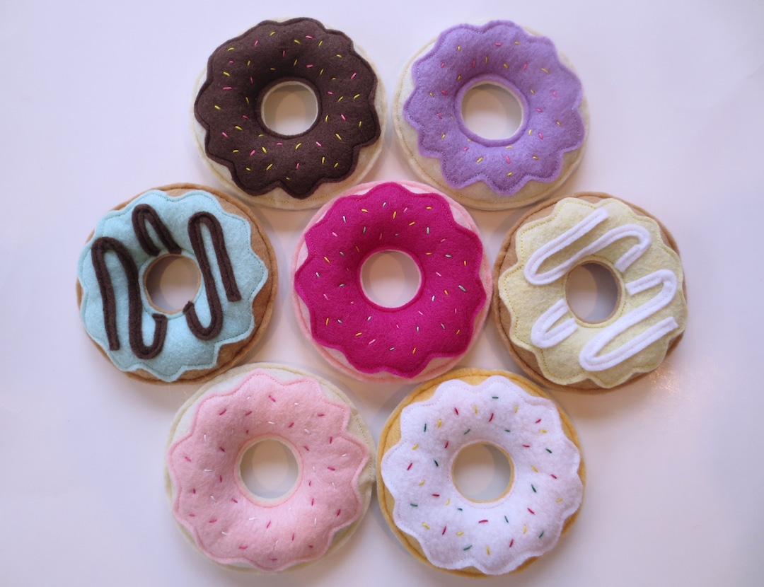 Felt Catnip Doughnut Toy: Handmade Cat Gift - Etsy Canada