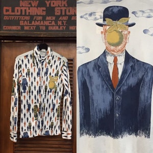 Vintage 1960s Artist Pop Art Shirt, 1970s Vintage, POP Art Vintage, Vintage Shirt, Vintage Clothing image 1