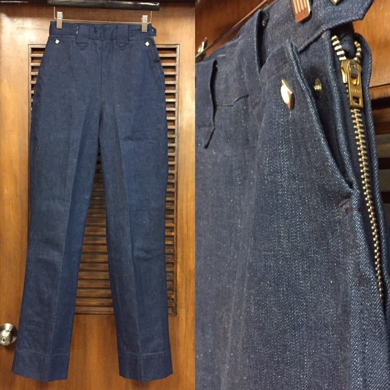 Vintage 1950’s Levi’s Side-Zip Jeans w26, Vintage
