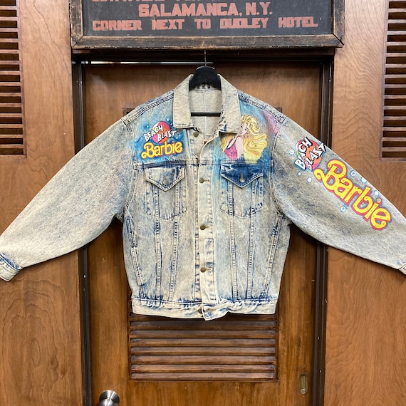 Vintage 80s Tony Alamo New York Denim Jacket SAMPLE Size
