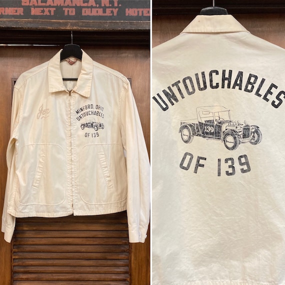 Vintage 1950’s “Untouchables” Car Club Jacket, 50’
