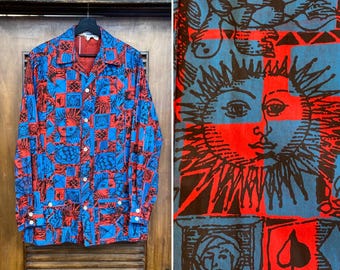 Vintage 1970's “Antonio Guiseppe” Denim Patchwork Hippie Rocker