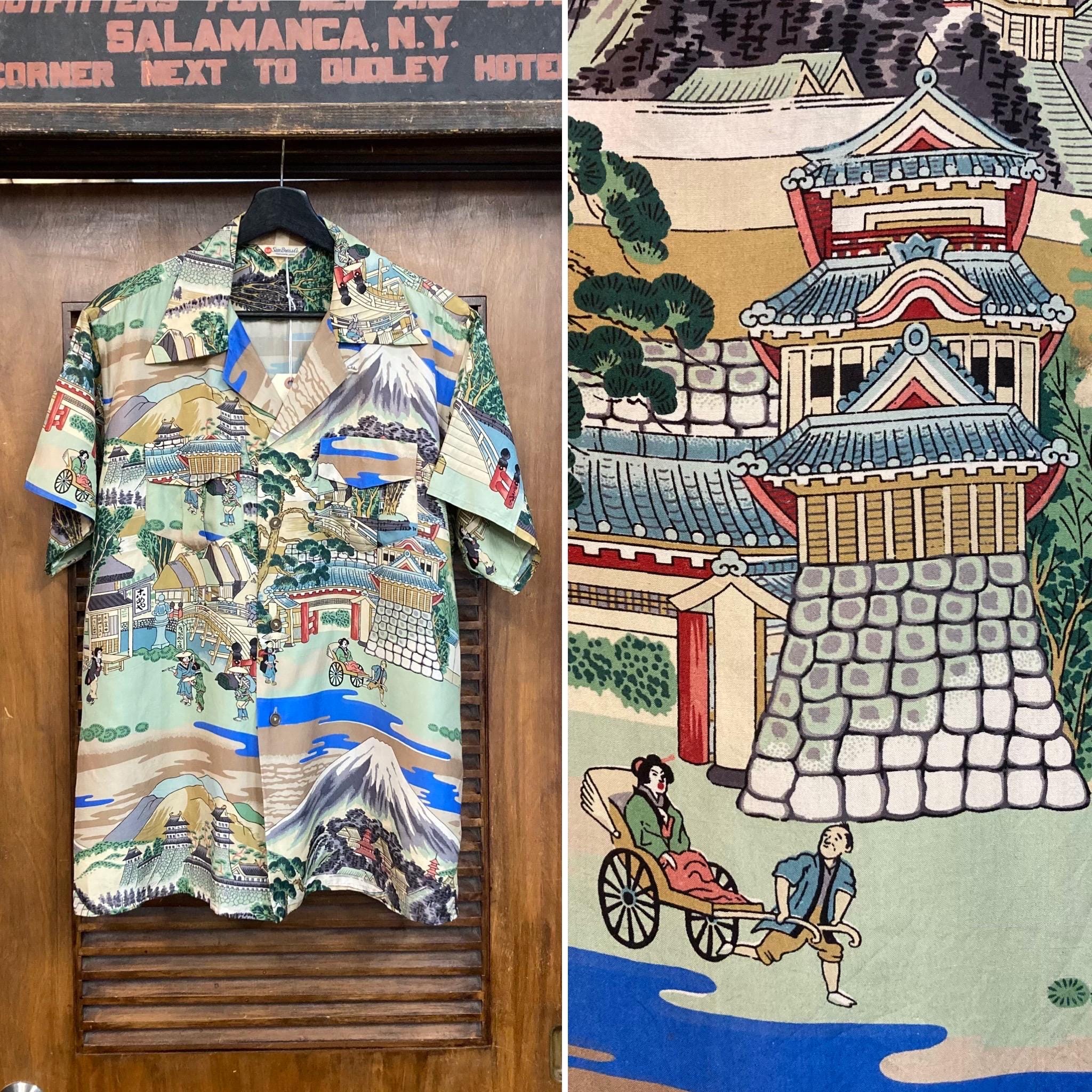 HIRO sun Pendleton 70s USA製シェルパ襟 Vintage 1940's “sun Bros” Original Asian Japan Village Silk