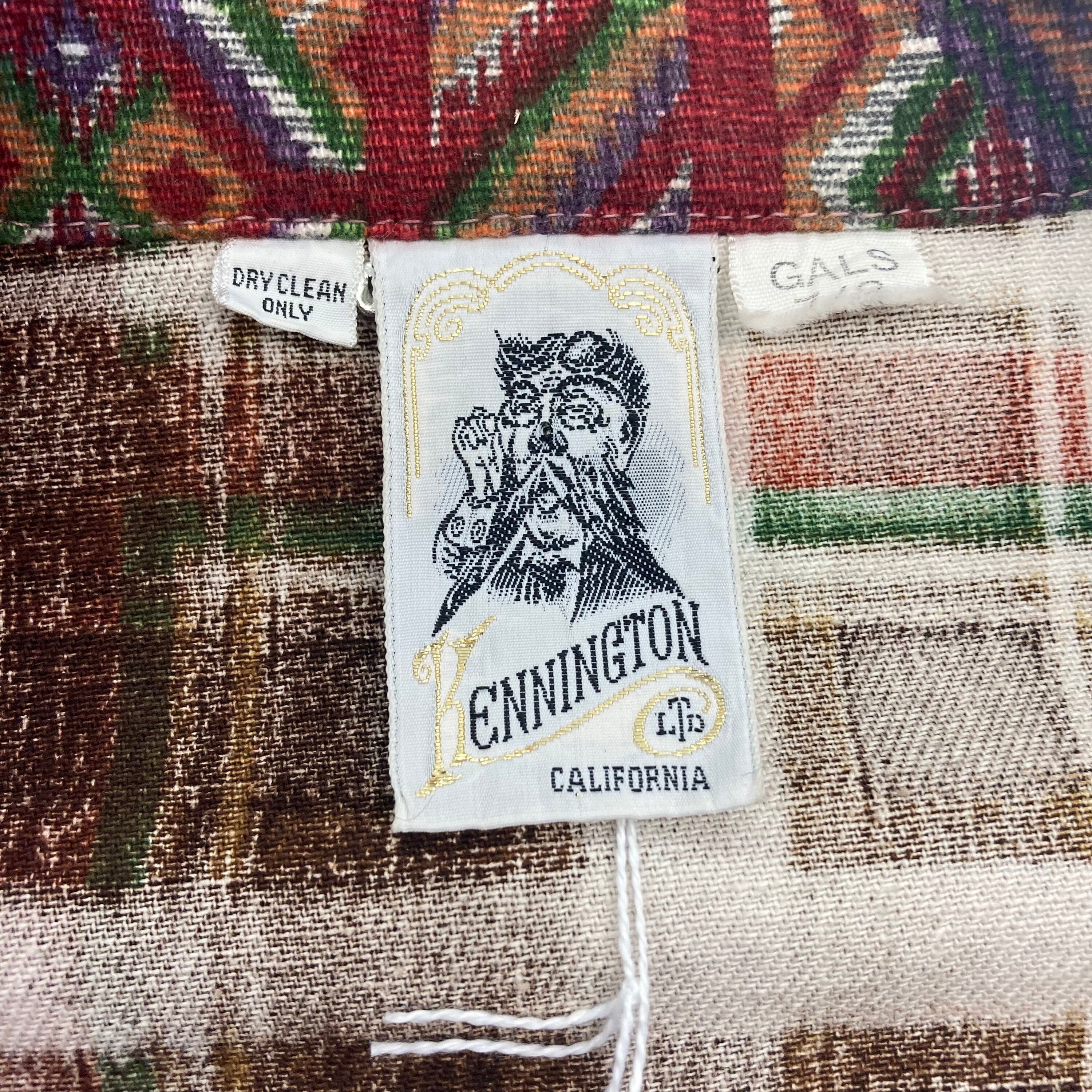 Vintage 1970's “kennington” Krazy Patchwork Hippie Glam