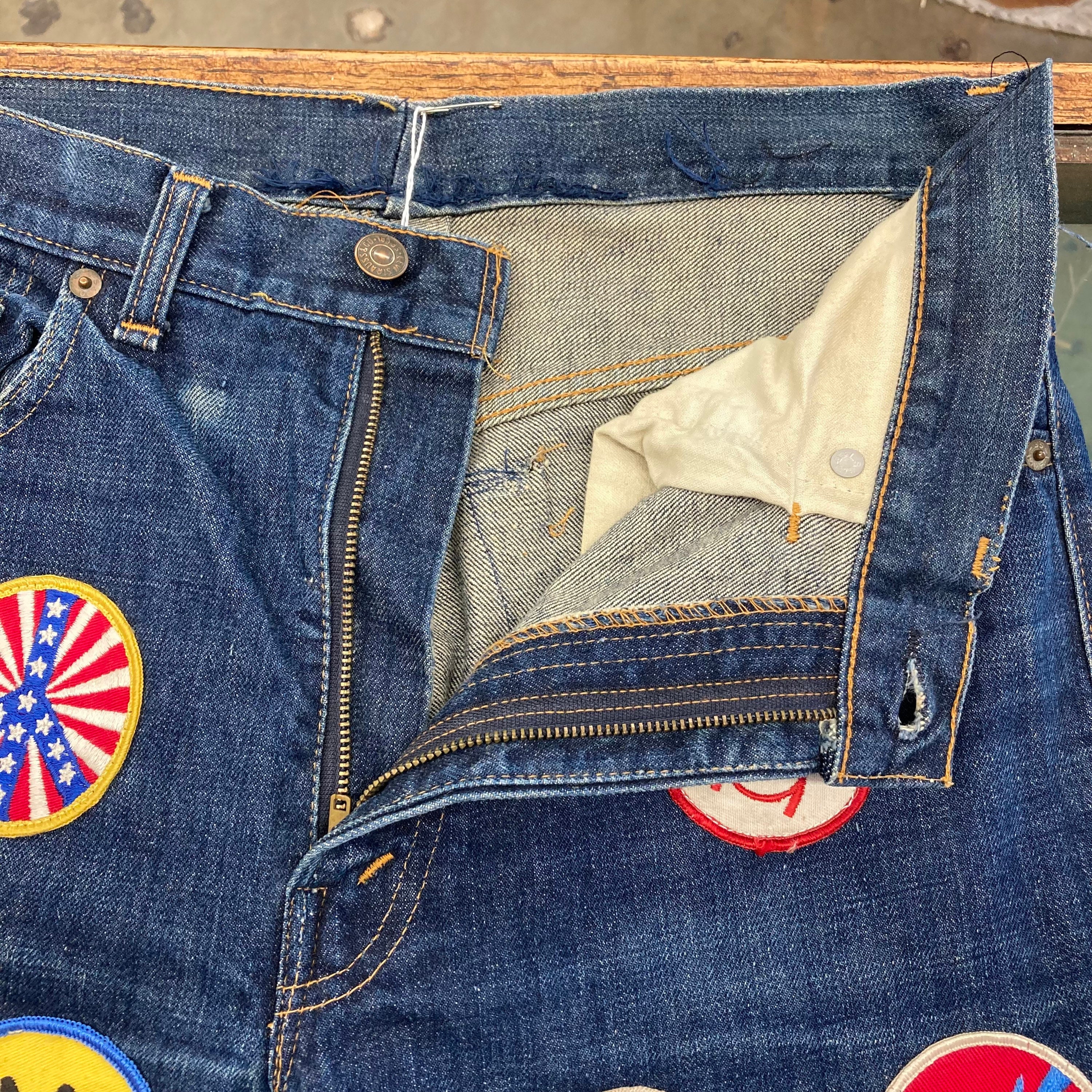お*ぺ様 70s Vintage Levis Prisoner Motif Pa Levi's® Vintage Clothing 1880s Chino Pants - Neutral
