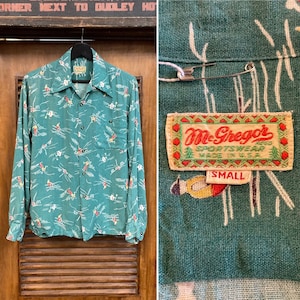 1950's Rayon Shirts - Etsy 1950's Rayon Shirts - Etsy
