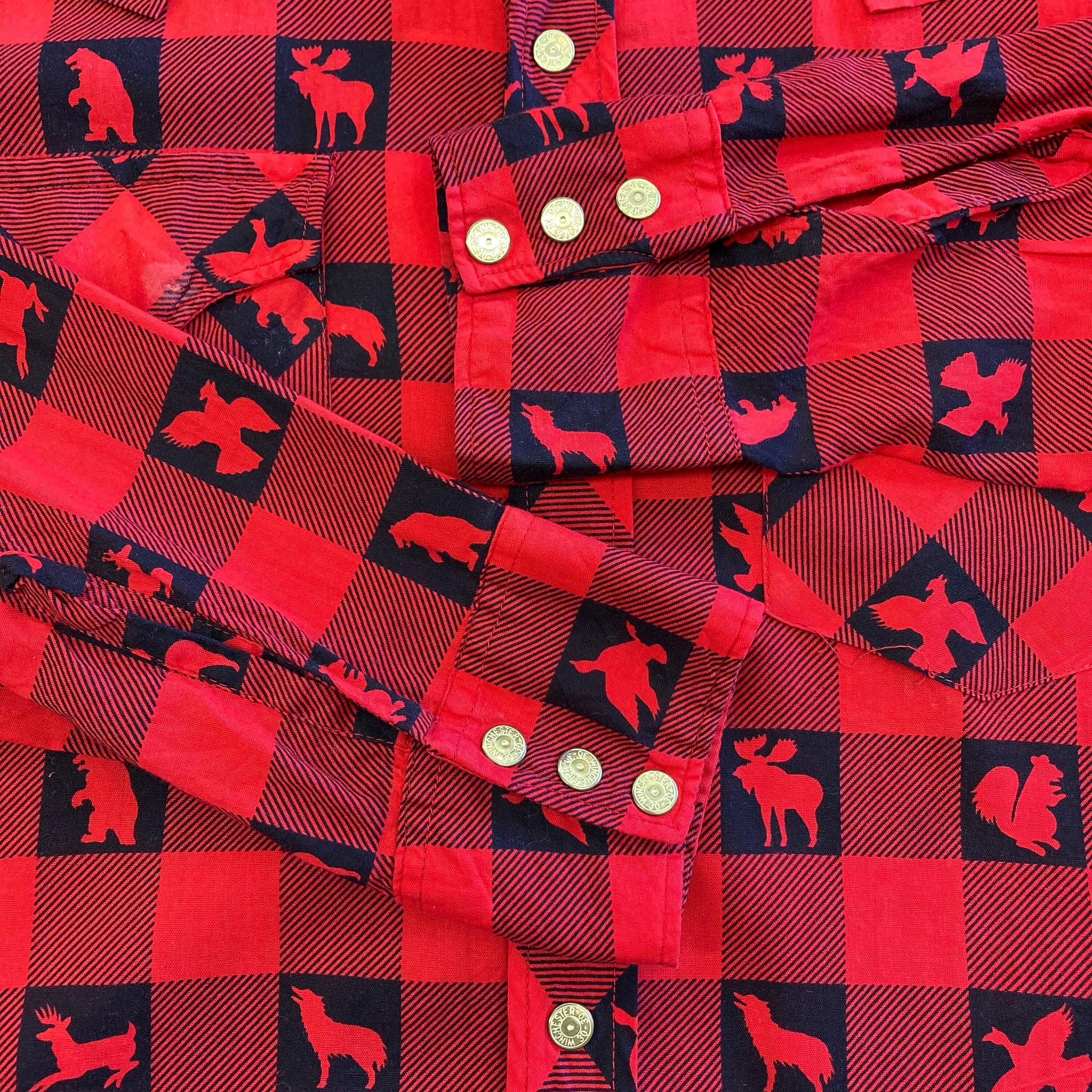 Vintage 1960's Levi's Winchester Western Cotton Animal Print Vintage 1960's Levi's Winchester Western Cotton Animal Print