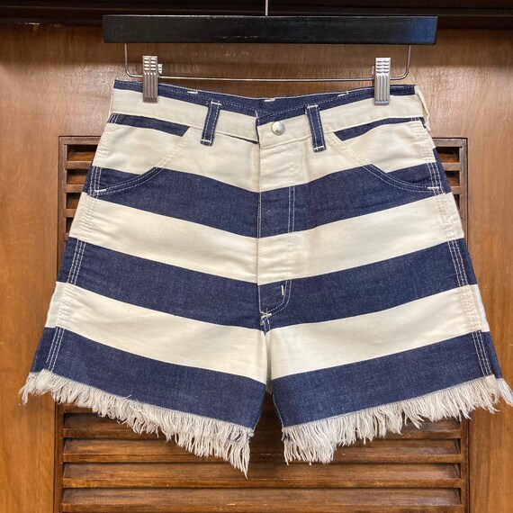 Vintage 1960’s/70’s Wrangler Blue and White Strip… - image 3