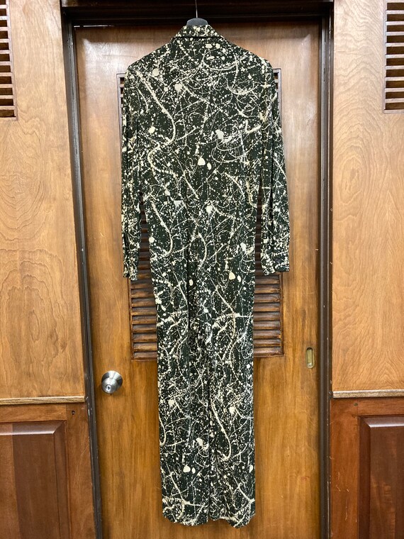 Vintage 1970s DVF Label Jackson Pollock 