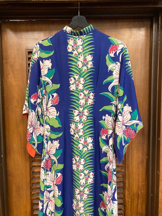 Vintage 1940’s Original Vertical Floral Rayon Pak… - image 8