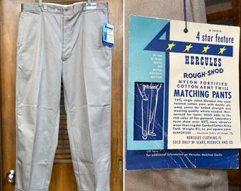 Vintage 1950's W40 -deadstock- “hercules” Sail Cloth