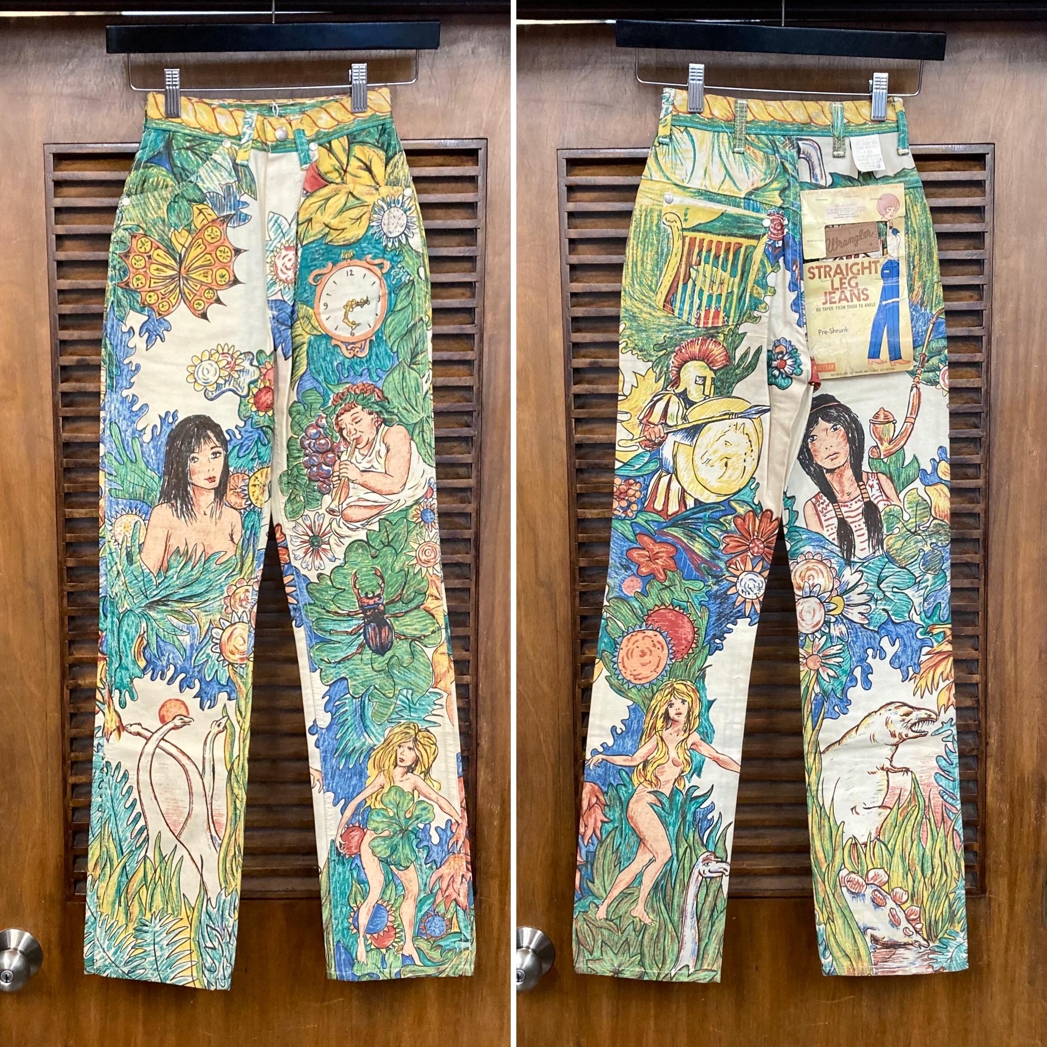 【WOOALONG】 Painting straight denim pants Painting straight denim pants - WOOALONG | 60% - Asian