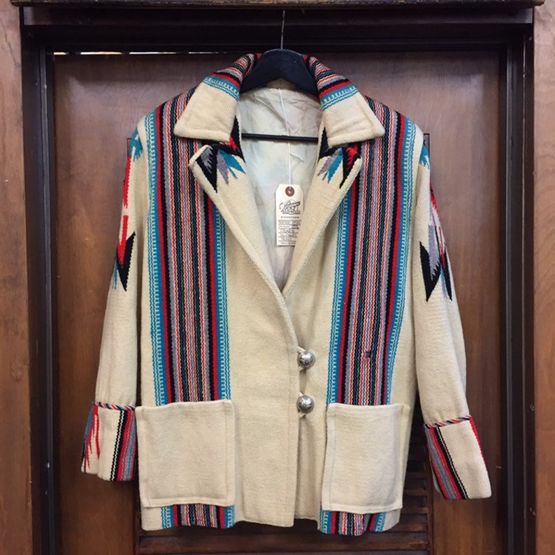 Vintage 1950s Chimayo Southwest Jacket Western Wear Etsy