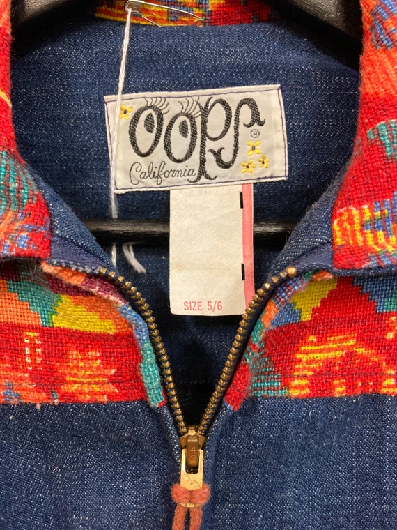 Vintage 1970’s Denim Woven Jumpsuit, Vintage Jump… - image 4