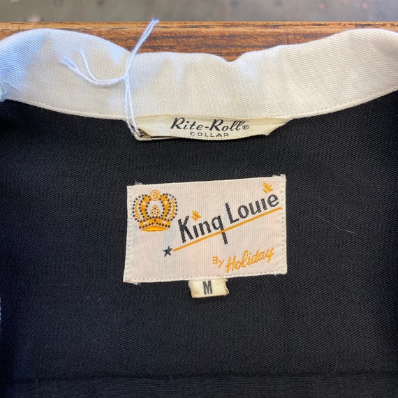 Vintage 1950's “king Louie” Calico Cat Lounge Jet Black