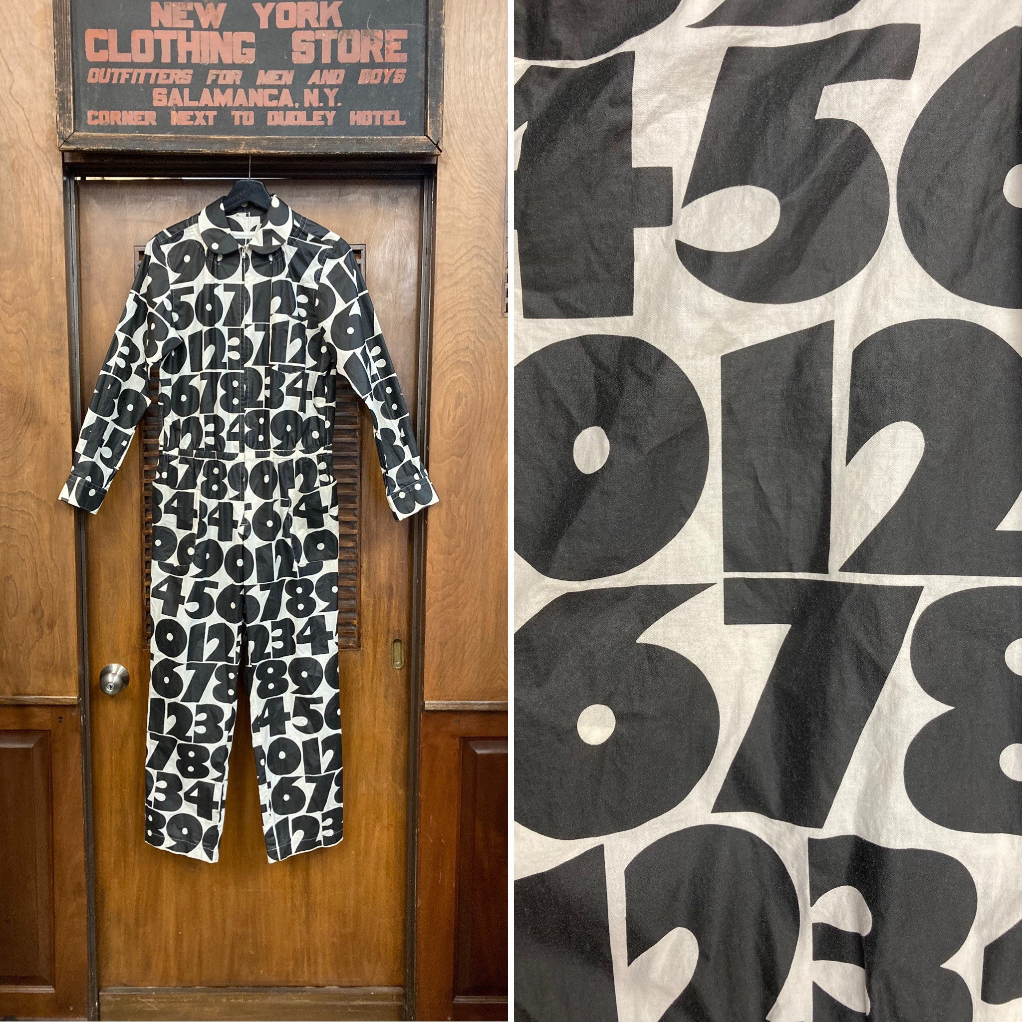 Vintage 1980's “comme Des Garçons” Number Print Cotton Pop Vintage 1980's “comme Des Garçons” Number Print Cotton Pop