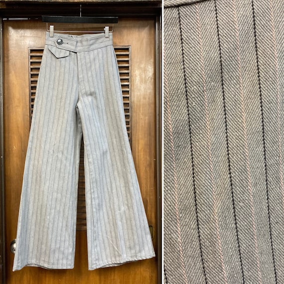 Vintage 1970’s Pinstripe Wide Flare Deadstock Pant