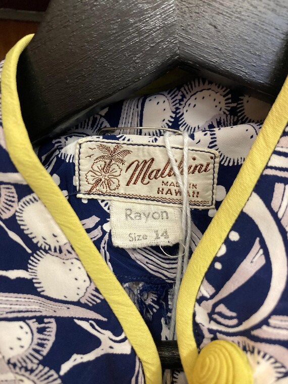 Vintage 1940’s Original Vertical Floral Rayon Pak… - image 4