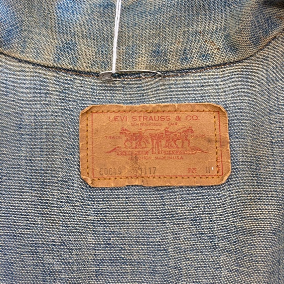 極美品70's VINTAGE Levi's ORANGE TAB デニムシャツ Vintage 70s Levis Orange Tab Chambray Shirt Size L Made in