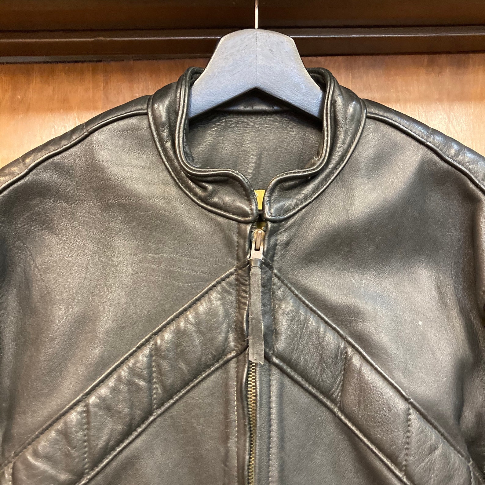 Vintage 1960s bates Label Cafe Racer Leather Jacket 60s - Etsy