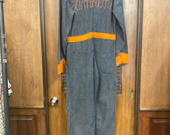 Vintage 1950's Two Tone Salt & Pepper Workwear Outfit