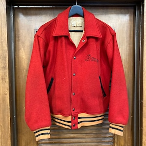Vintage 1950’s “R.P.M.’s” Hot Rod Car Club Wool Rockabilly Jacket, Original, Appliqué, 50’s Vintage Clothing image 3