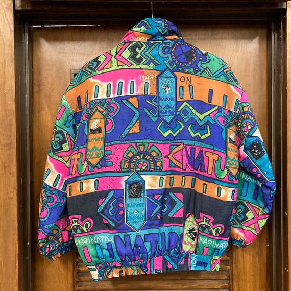 Vintage 1990’s Graffiti Hip Hop Ski Jacket, 90’s … - image 4