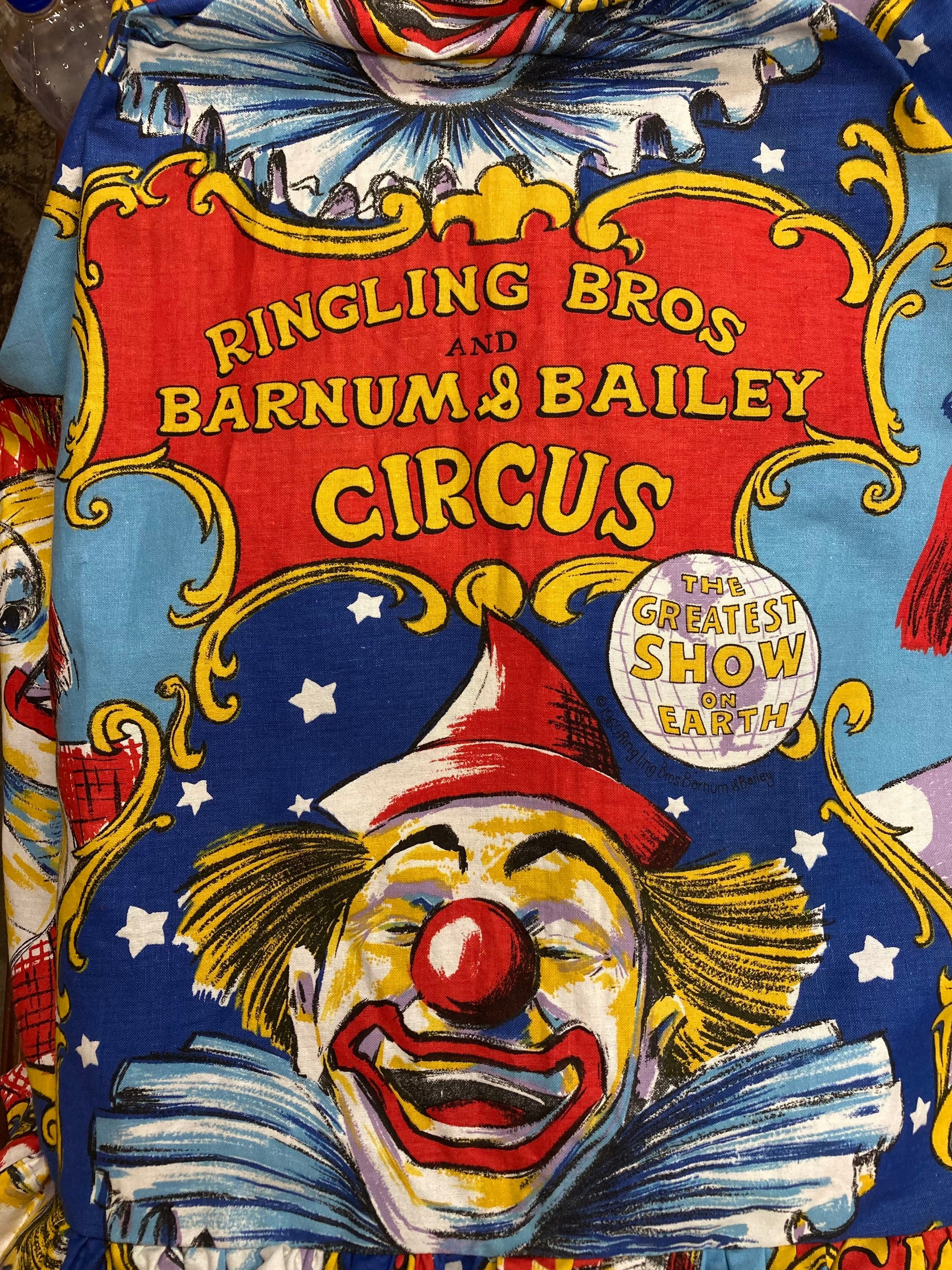 Vestido vintage de payaso de circo Ringling Brothers Barnum \u0026 Bailey de  1969, estilo pop art, de dibujos animados, payaso, vestido vintage de los  años 60, estilo pop art, mod. - Etsy México, image size:2244x2992