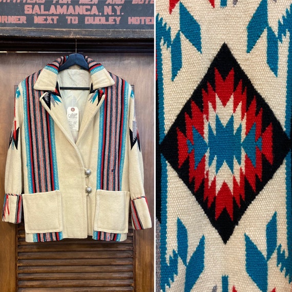Vintage 1950’s Chimayo Southwest Jacket, 50’s Sout