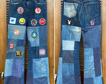 お*ぺ様 70s Vintage Levis Prisoner Motif Pa Men's 1970s NOS Levis Panatela Slacks 36x30 70s Vtg Brown