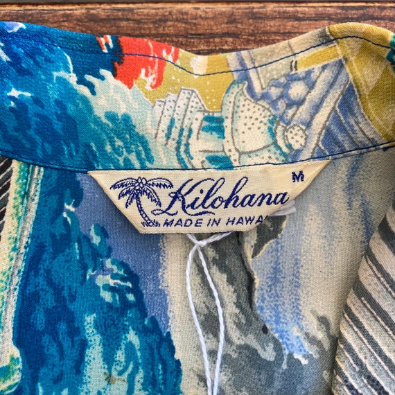 Vintage 1950's Original “kilohana” Asian Japan Design Crepe Vintage 1950's Original “kilohana” Asian Japan Design Crepe