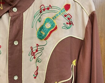 ヴィンテージ 1950 年代 サイズ L 「H バー C」 ギター ヴィンテージ 1950 年代 サイズ L 「H バー C」 ギター