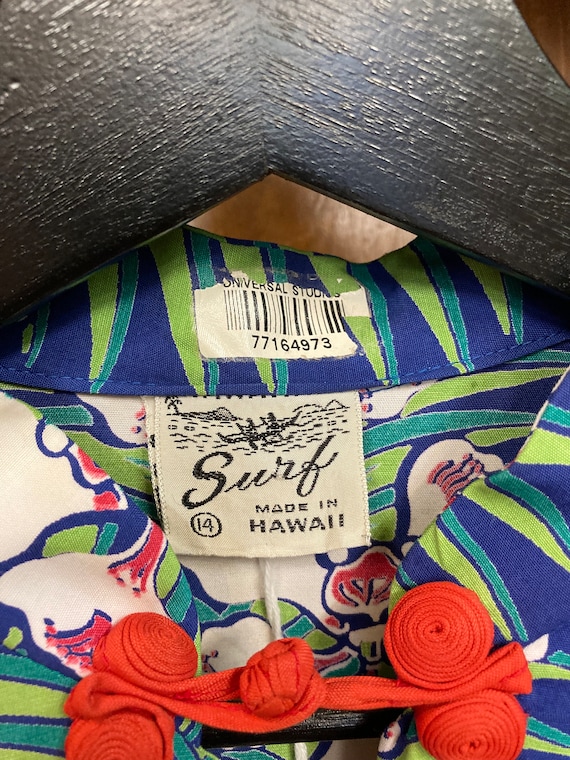 Vintage 1940’s Original Vertical Floral Rayon Pak… - image 4