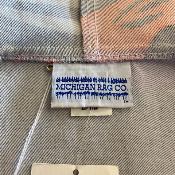 Vintage 1980’s -Deadstock- “Michigan Rag” Exotic … - image 9