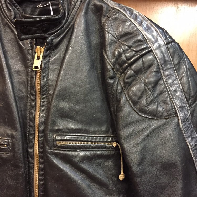 Vintage 1960s taubers Brand Cafe Racer Leather Jacket - Etsy