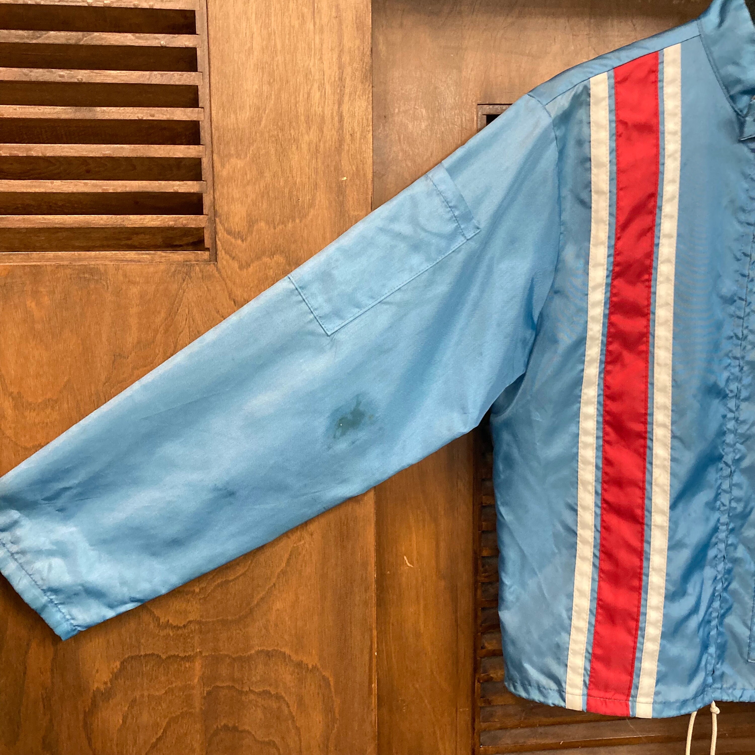 Special 60s カークラブジャケット フェード ホットロッド Vintage 1960's Car Club Racing Windbreaker Mod Embroidered