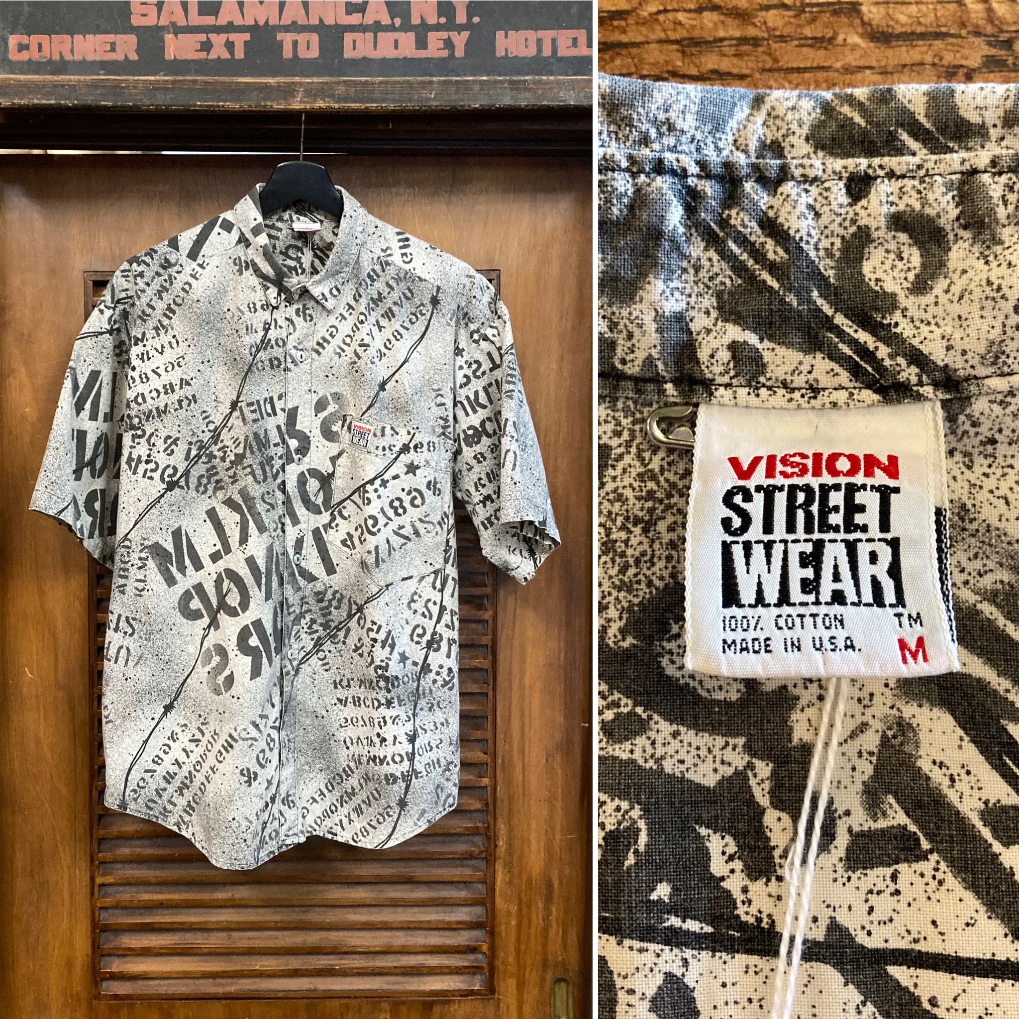 Vintage 1980's “vision Street Wear” Punk Skate Stencil Vintage 1980's “vision Street Wear” Punk Skate Stencil