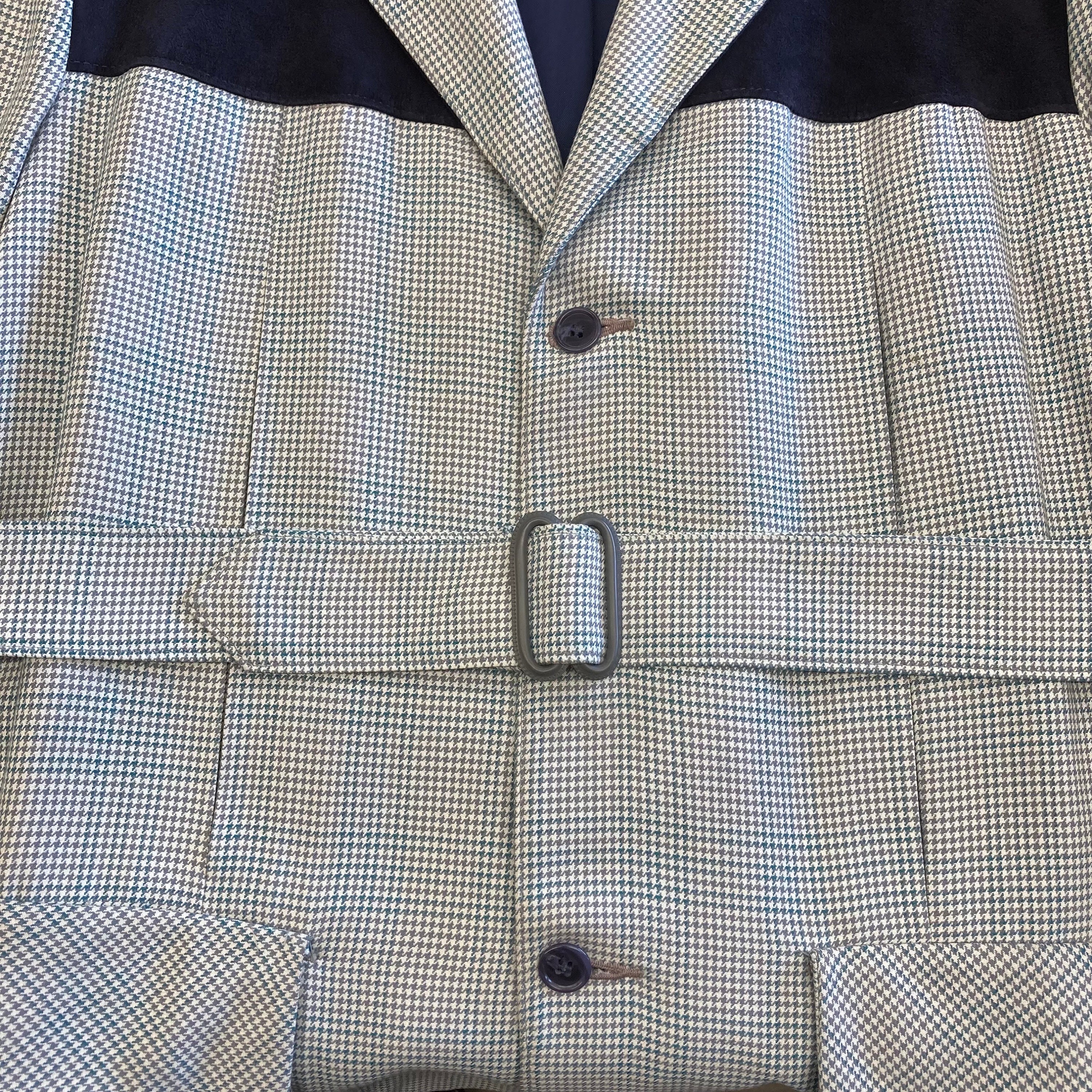 Vintage 1950's “sportimer” Two-tone Rayon X Suede Yoke Vintage 1950's “sportimer” Two-tone Rayon X Suede Yoke
