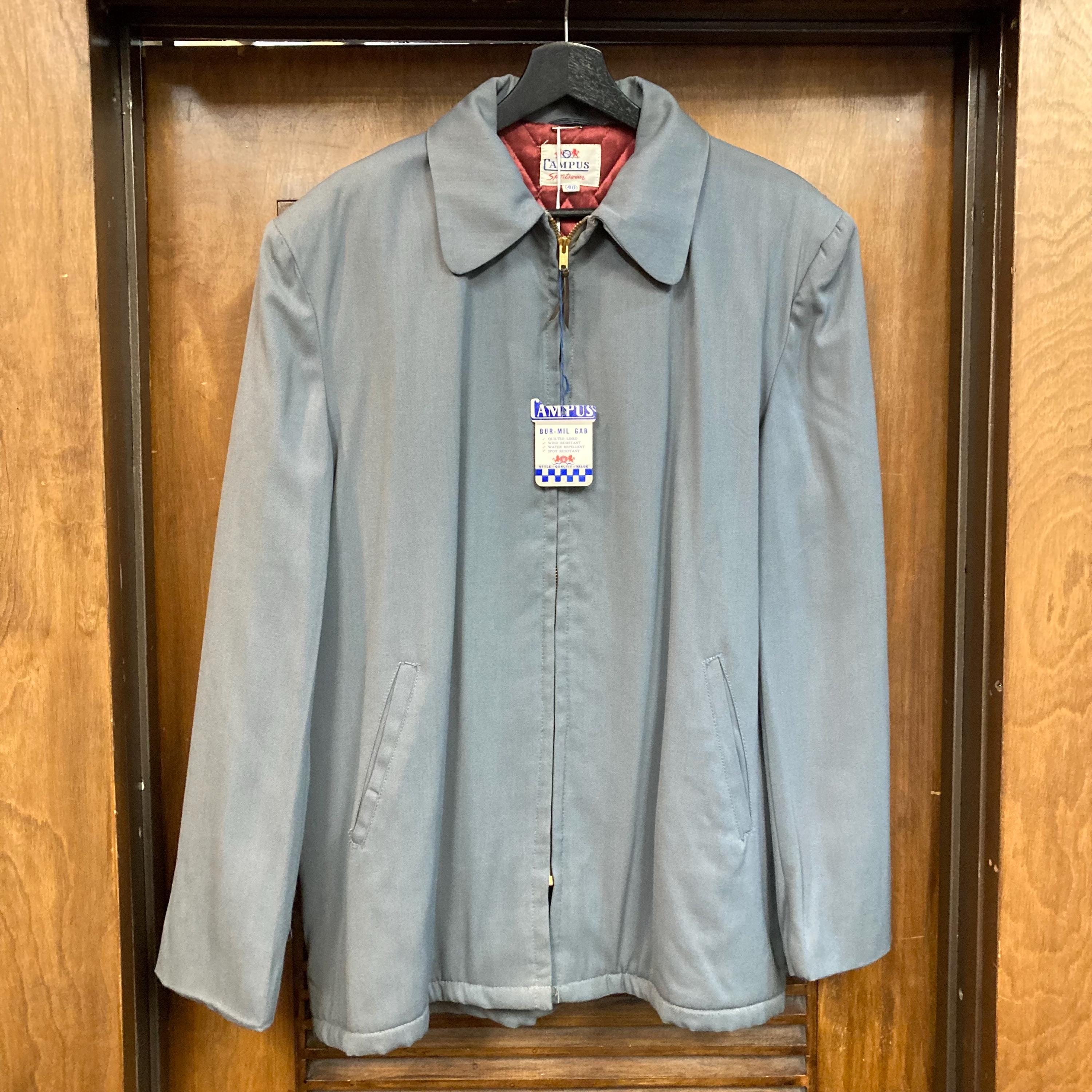 【50'S Vintage・CAMPUS】BLACK RAYON JACKET 50'S Vintage・CAMPUS】BLACK RAYON JACKET