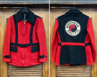 SNCF Railway Work Jacket - Vintage French Workwear 60's XL