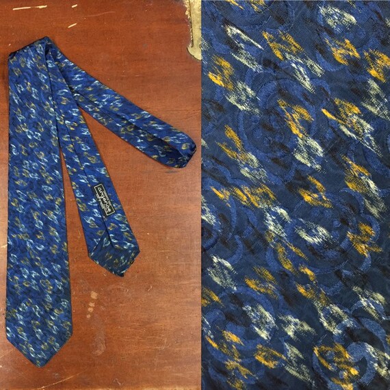 Vintage 1930’s, Argence, Silk, Brush Stroke Design